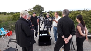 Távcsöves kitelepülés az érdi Esztergályos utca végébe, 2017. május 27.